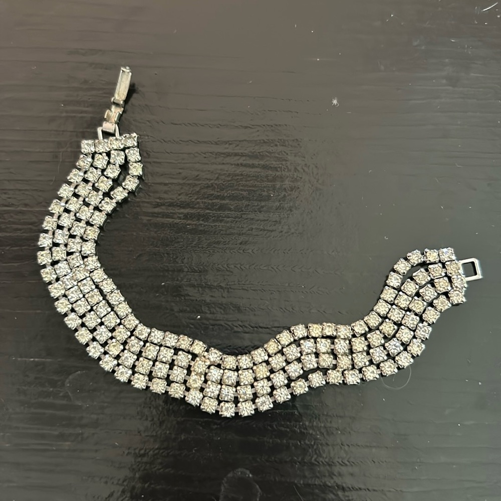 Rhinestone cuff